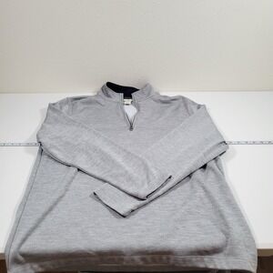 Rorie Whelan Men's Long Sleeve Golf Quarter Zip Golf Shirt Size XL Gray And Blue